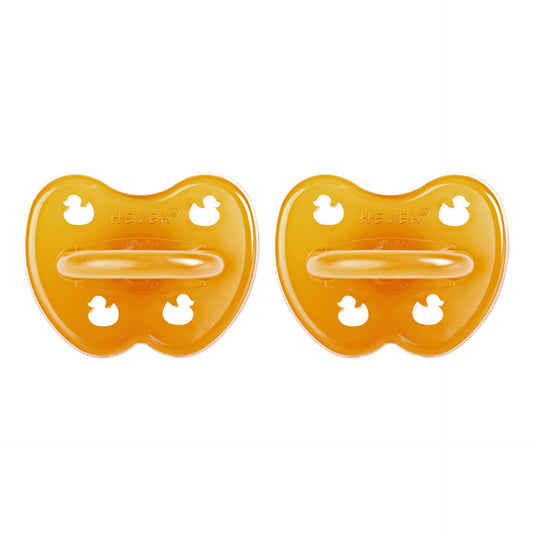 Lot de 2 sucettes symétriques – 3 à 36 mois – HEVEA