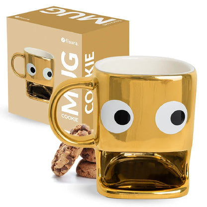 Tasse pour Biscuits Dorée – Fisura
