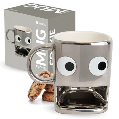 Tasse pour Biscuits Argentée – Fisura