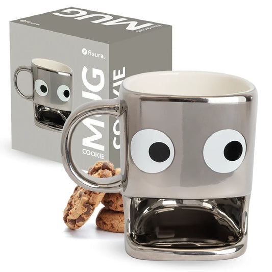 Tasse pour Biscuits Argentée – Fisura