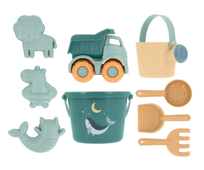 Bade-Wal-Spielzeugset in Teal