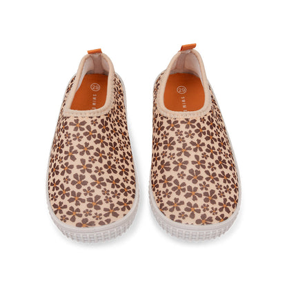 Kids Water Shoes - Orange - Wild Flowers - Size 19-29