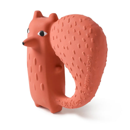 Cyril Squirrel Fox – Jouet de dentition bébé – Oli&Carol x Donna Wilson – vue produit 2