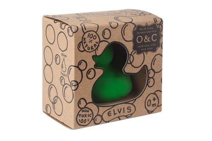 Elvis le Canard Vert – Jouet de bain et dentition bébé – vue produit 5