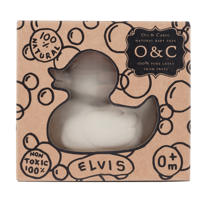 Elvis le Canard Gris – Jouet de bain et dentition bébé – vue produit 4