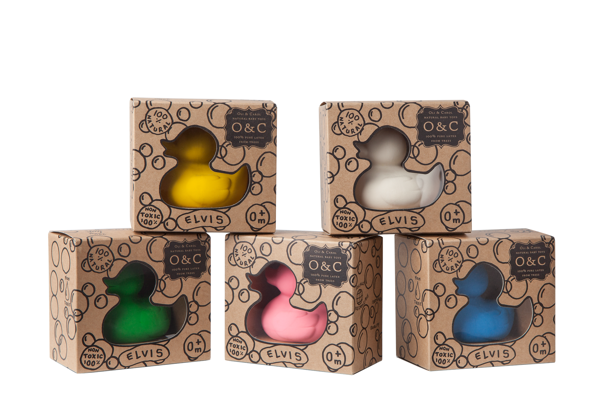 Elvis le Canard Rose – Jouet de bain et dentition bébé – vue produit 9