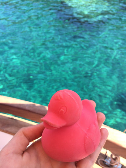 Elvis le Canard Rose – Jouet de bain et dentition bébé – vue produit 16