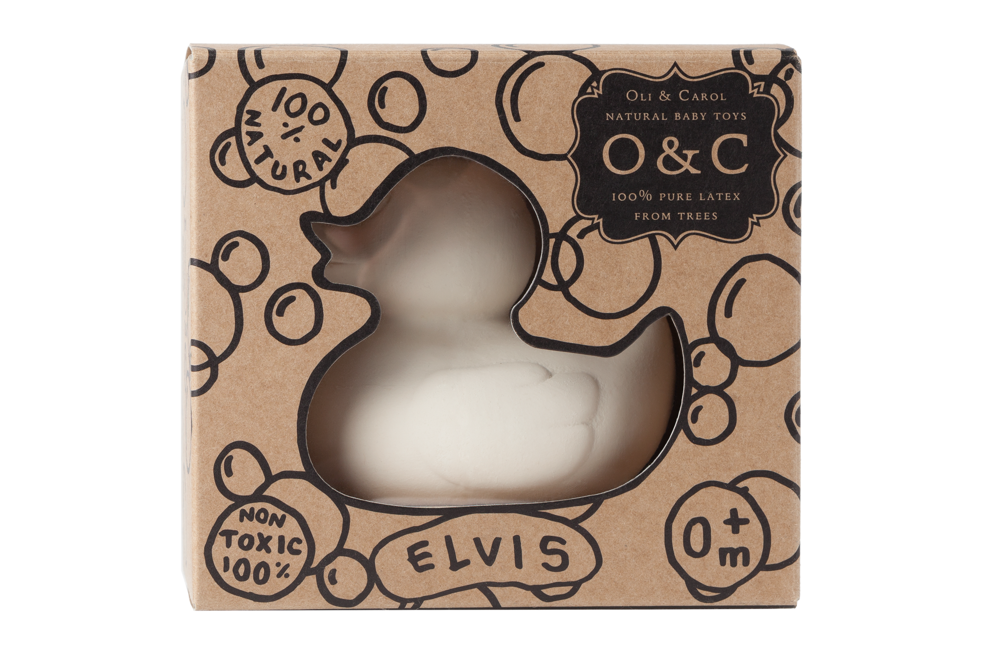 Elvis le Canard Blanc – Jouet de bain et dentition bébé – vue produit 5