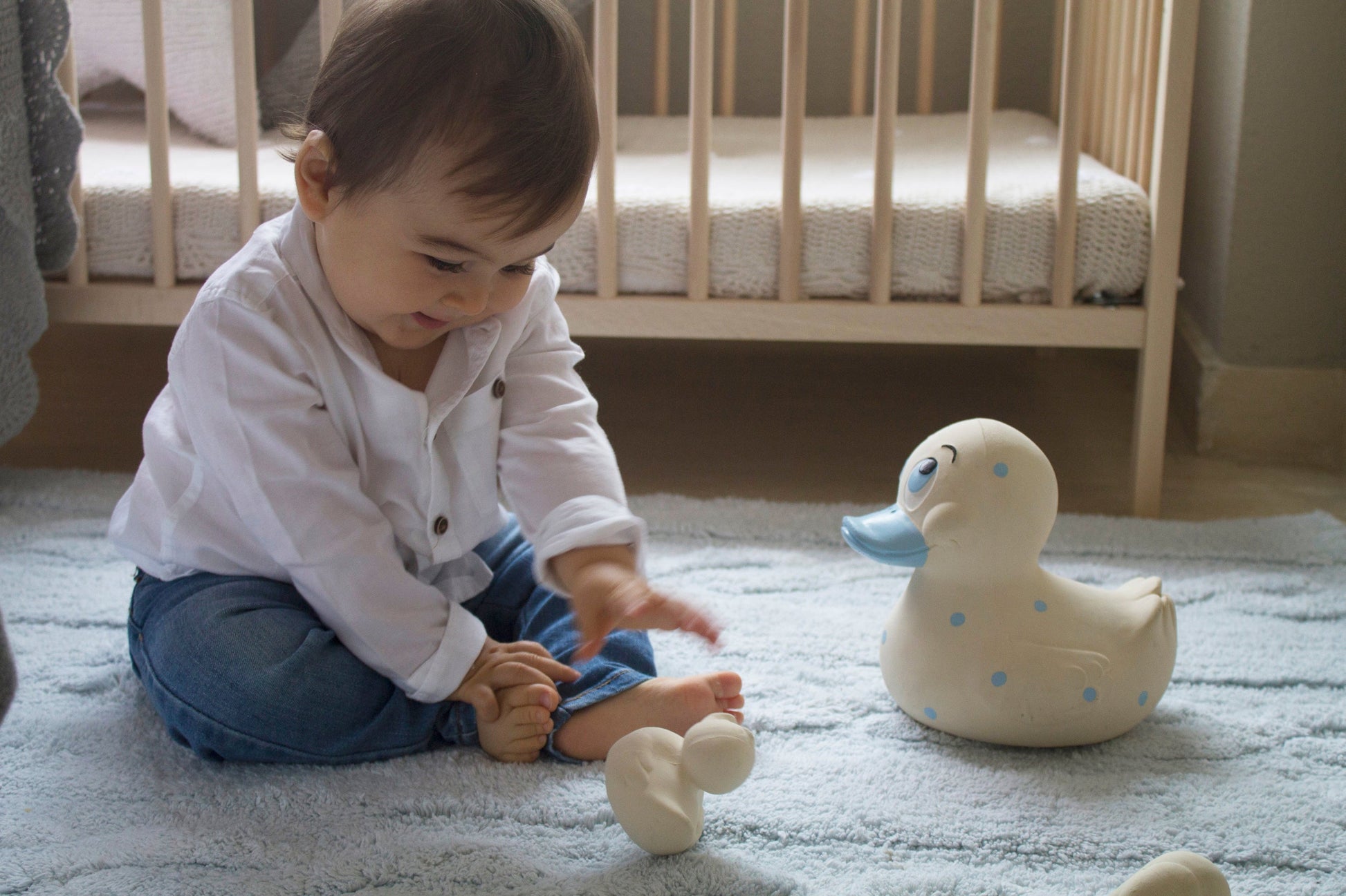 Elvis le Canard Blanc – Jouet de bain et dentition bébé – vue produit 15
