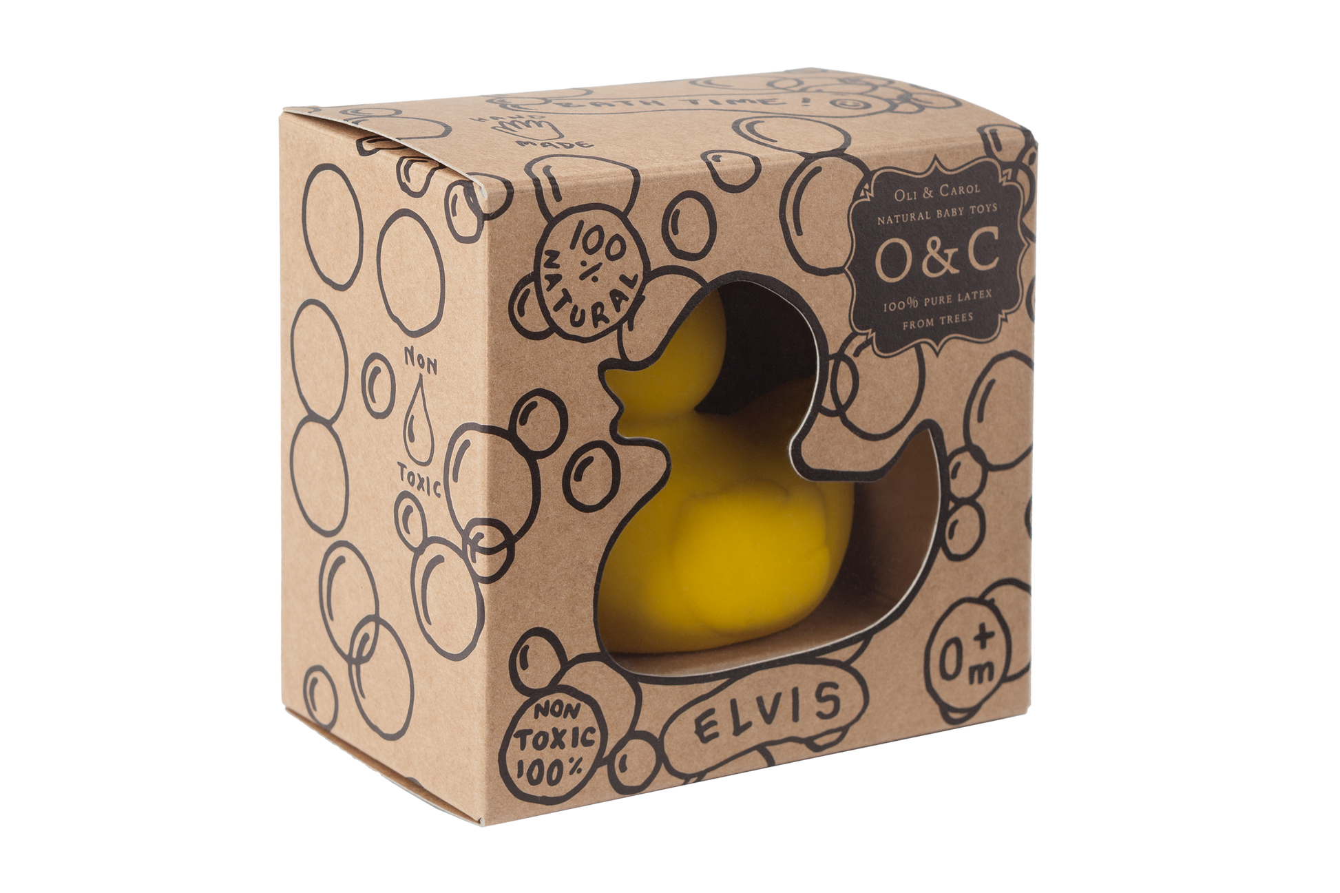 Elvis le Canard Jaune – Jouet de bain et dentition bébé – vue produit 5