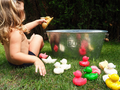Elvis le Canard Pois Roses – Jouet de bain et dentition bébé – vue produit 17