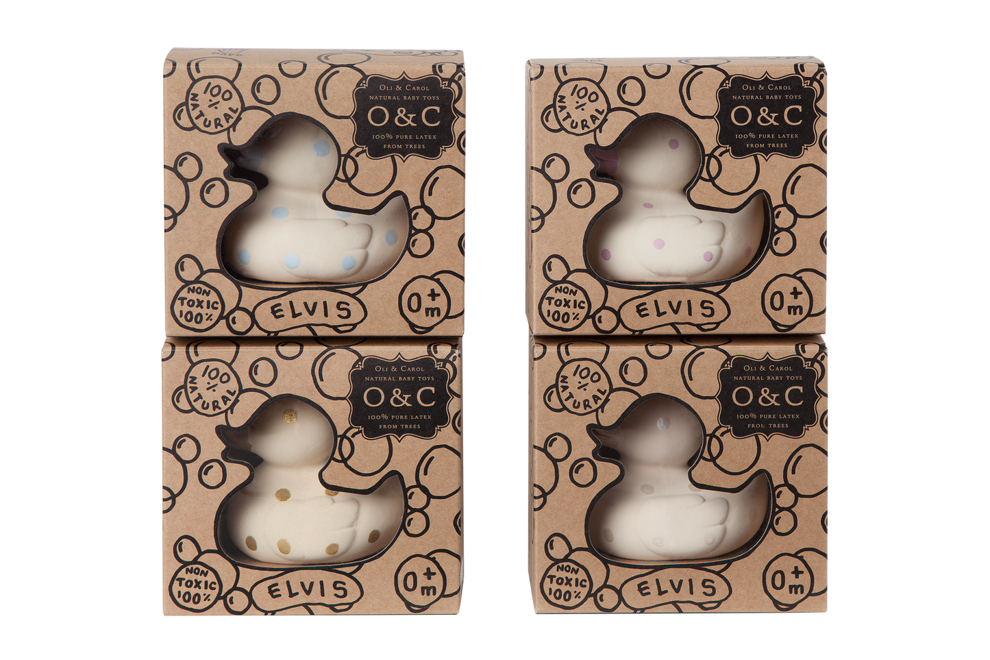 Produit Elvis Le Canard Pois Roses Idée Cadeau