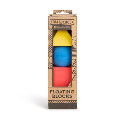 3 formes géométriques couleurs classiques – Blocs à empiler bébé – Oli&Carol x Bauhaus Movement – vue produit 3