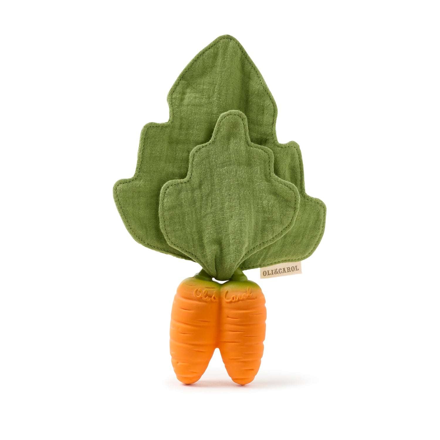 Cathy la Carotte – Mini doudou de dentition bébé