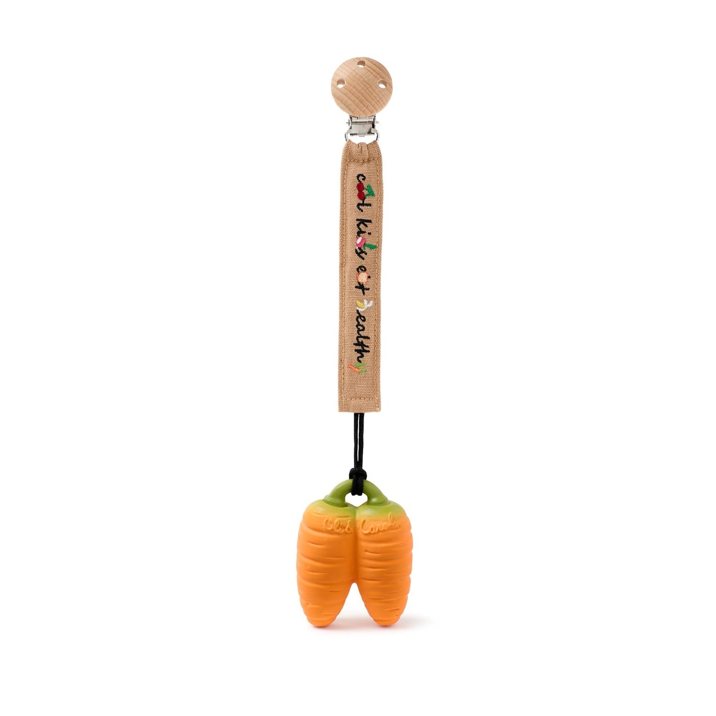 Cathy la Carotte – Mini doudou de dentition bébé – vue produit 5