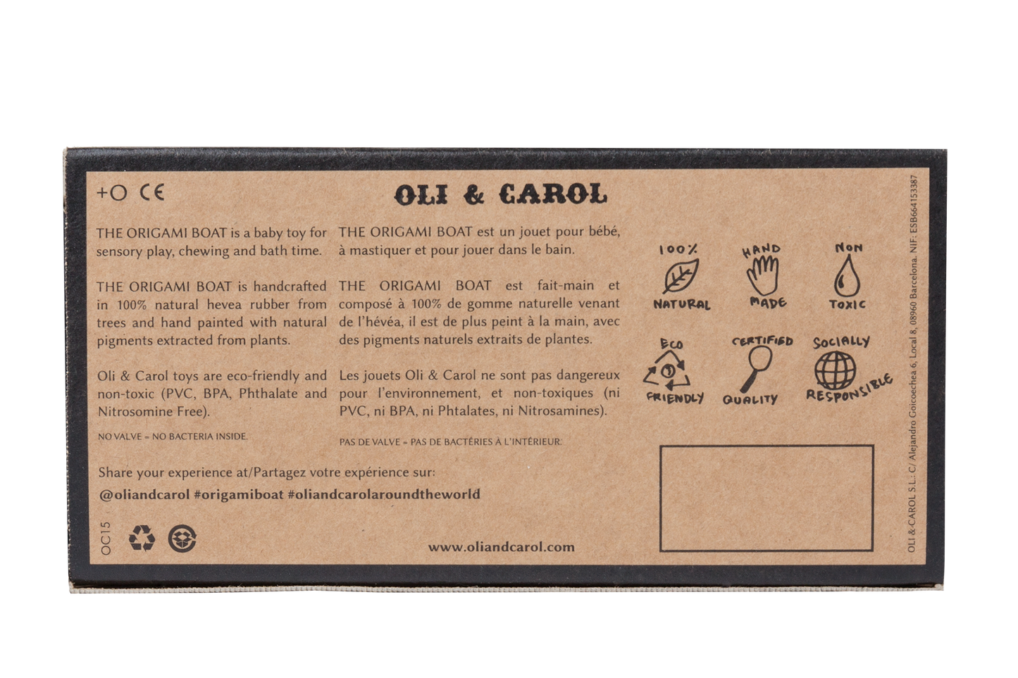 Produit Bateau Origami Menthe Enfant