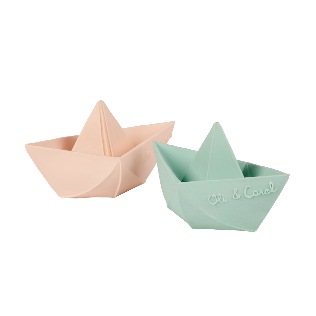 Bateau Origami Menthe – Jouet de bain et dentition bébé – vue produit 10