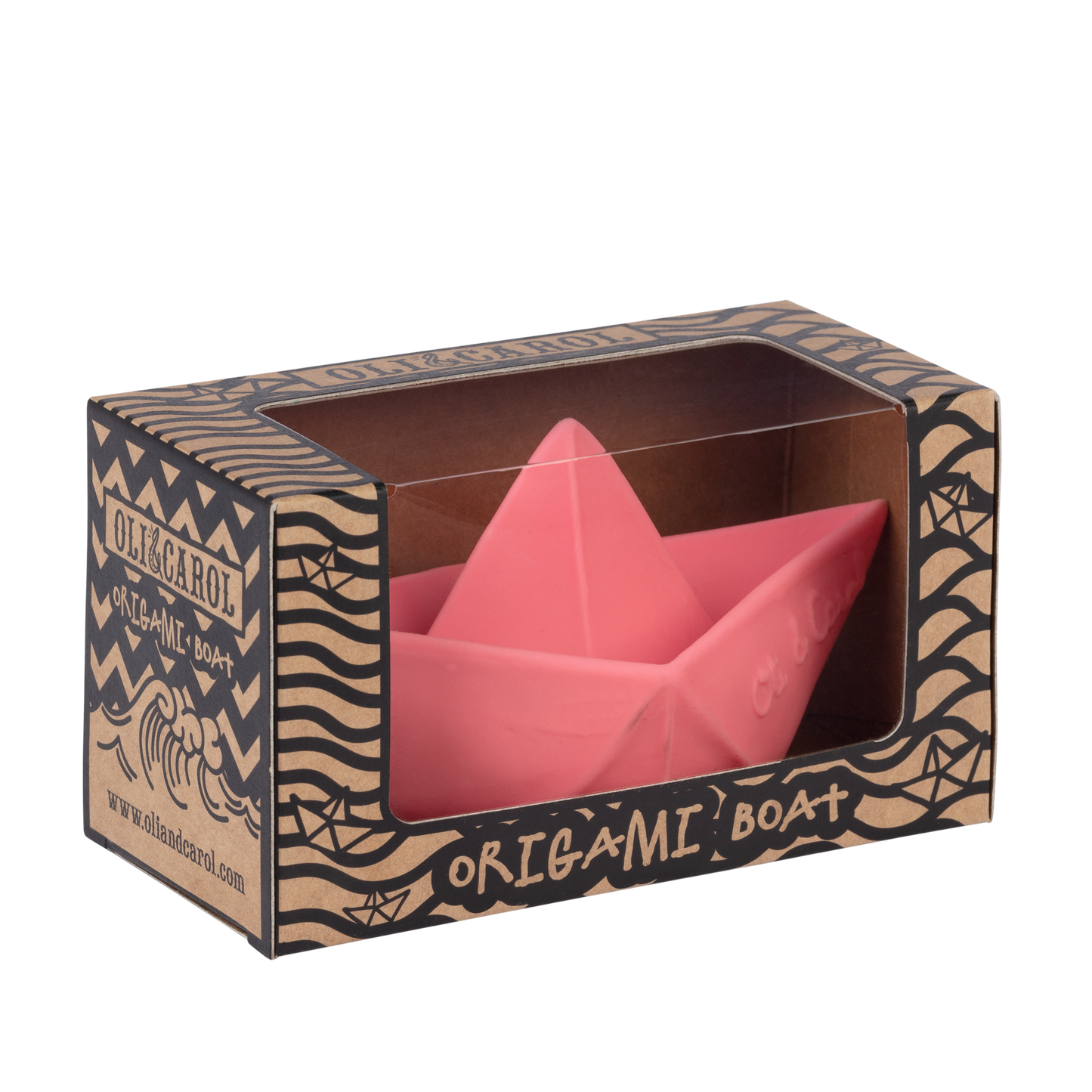 Bateau Origami Rose – Jouet de bain et dentition bébé – vue produit 6