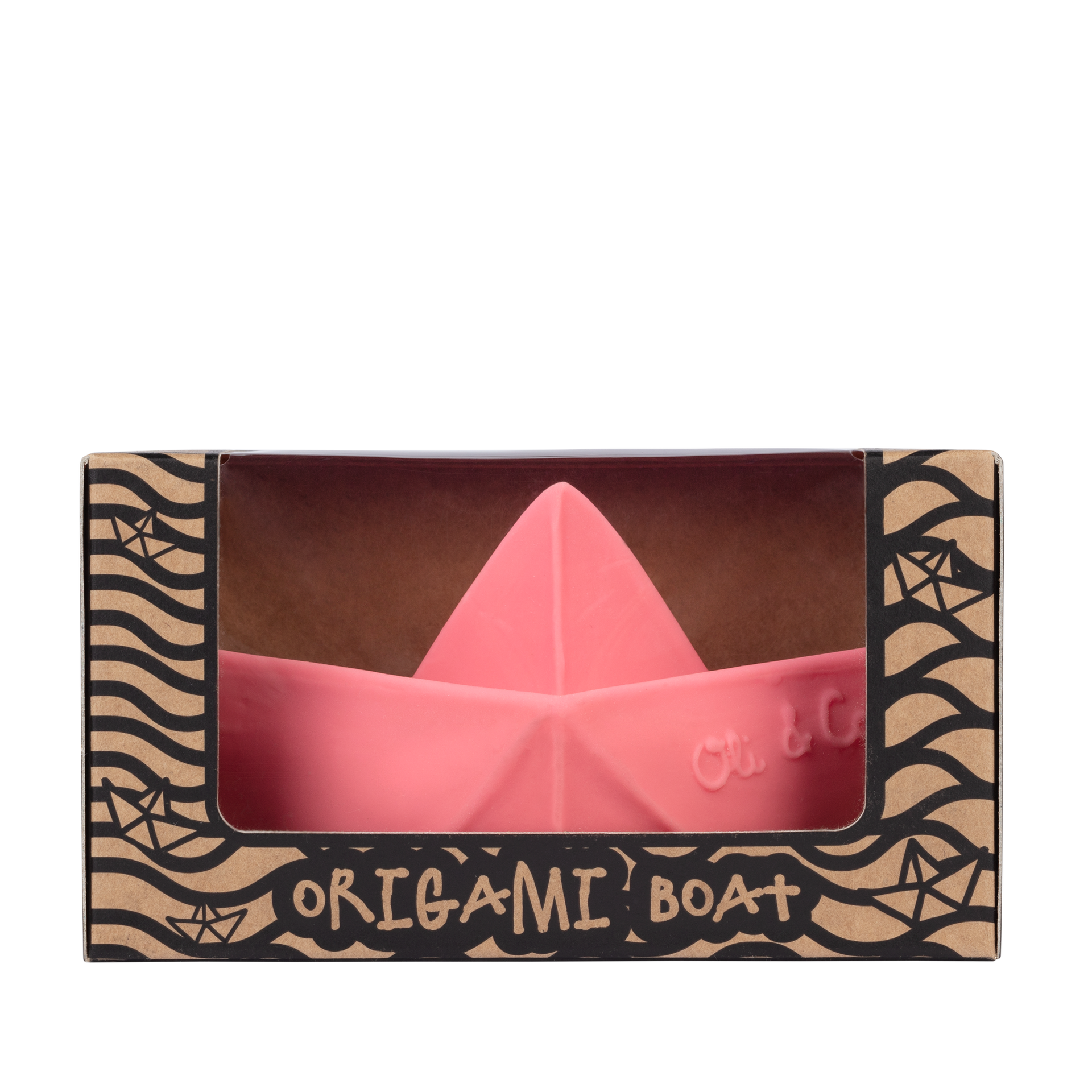 Bateau Origami Rose – Jouet de bain et dentition bébé – vue produit 5