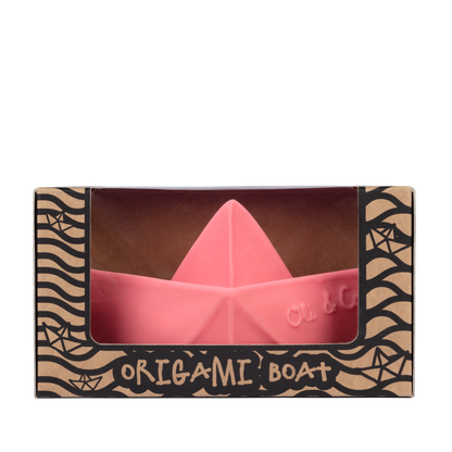 Bateau Origami Rose – Jouet de bain et dentition bébé – vue produit 5