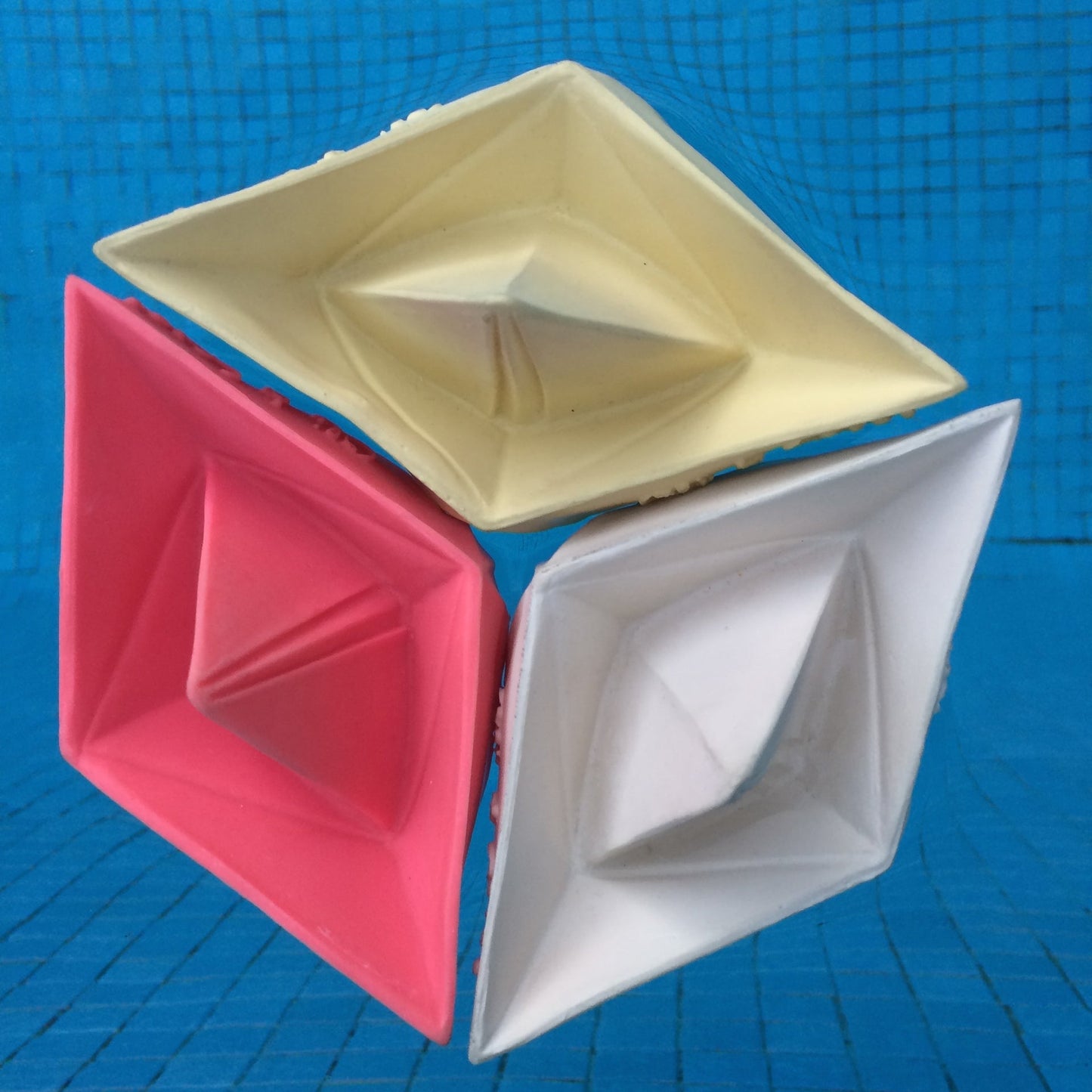 Bateau Origami Rose – Jouet de bain et dentition bébé – vue produit 8