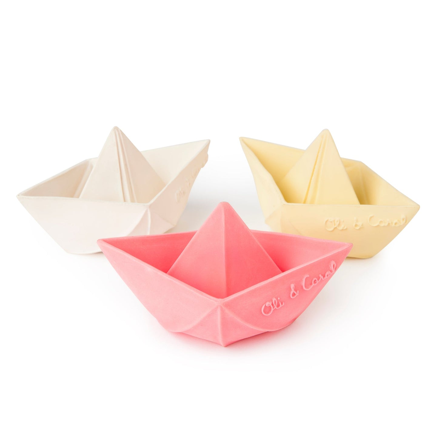 Bateau Origami Rose – Jouet de bain et dentition bébé – vue produit 9