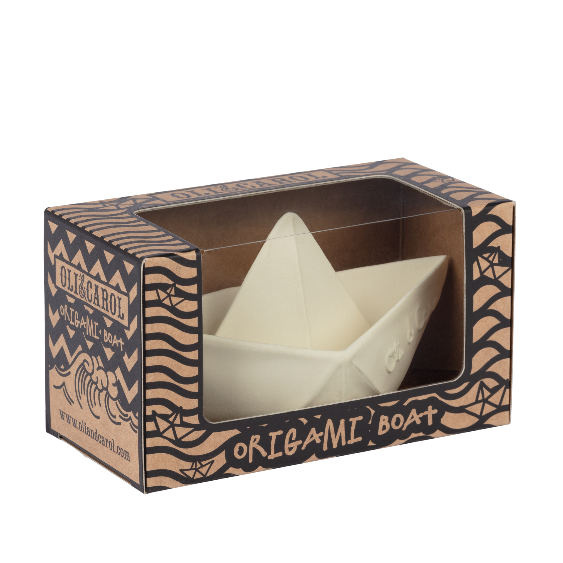 Bateau Origami Blanc – Jouet de bain et dentition bébé – vue produit 4