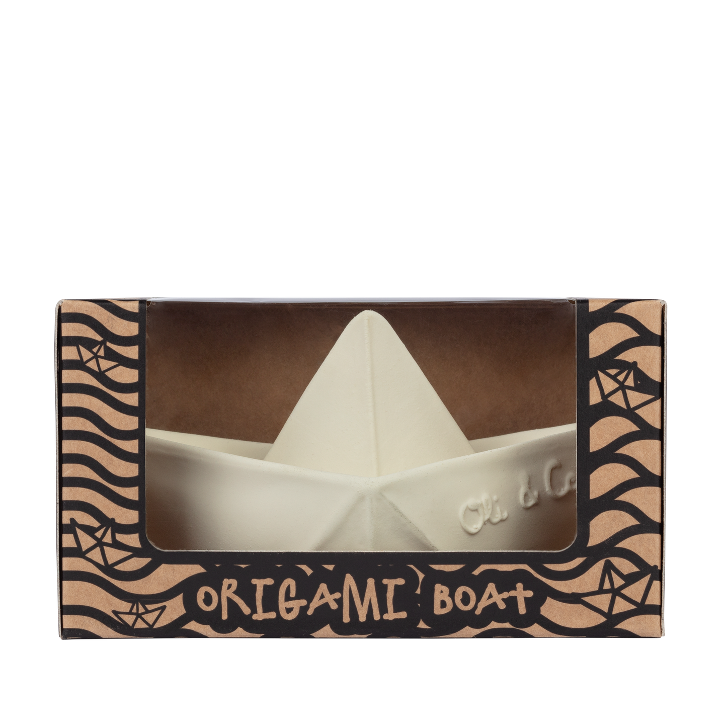 Bateau Origami Blanc – Jouet de bain et dentition bébé – vue produit 5