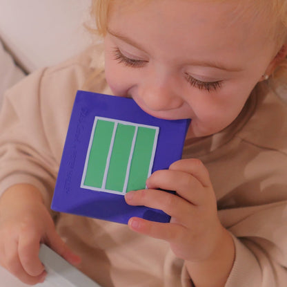 Blue Cell – Jouet de dentition bébé – Oli&Carol x Peter Halley – vue produit 2