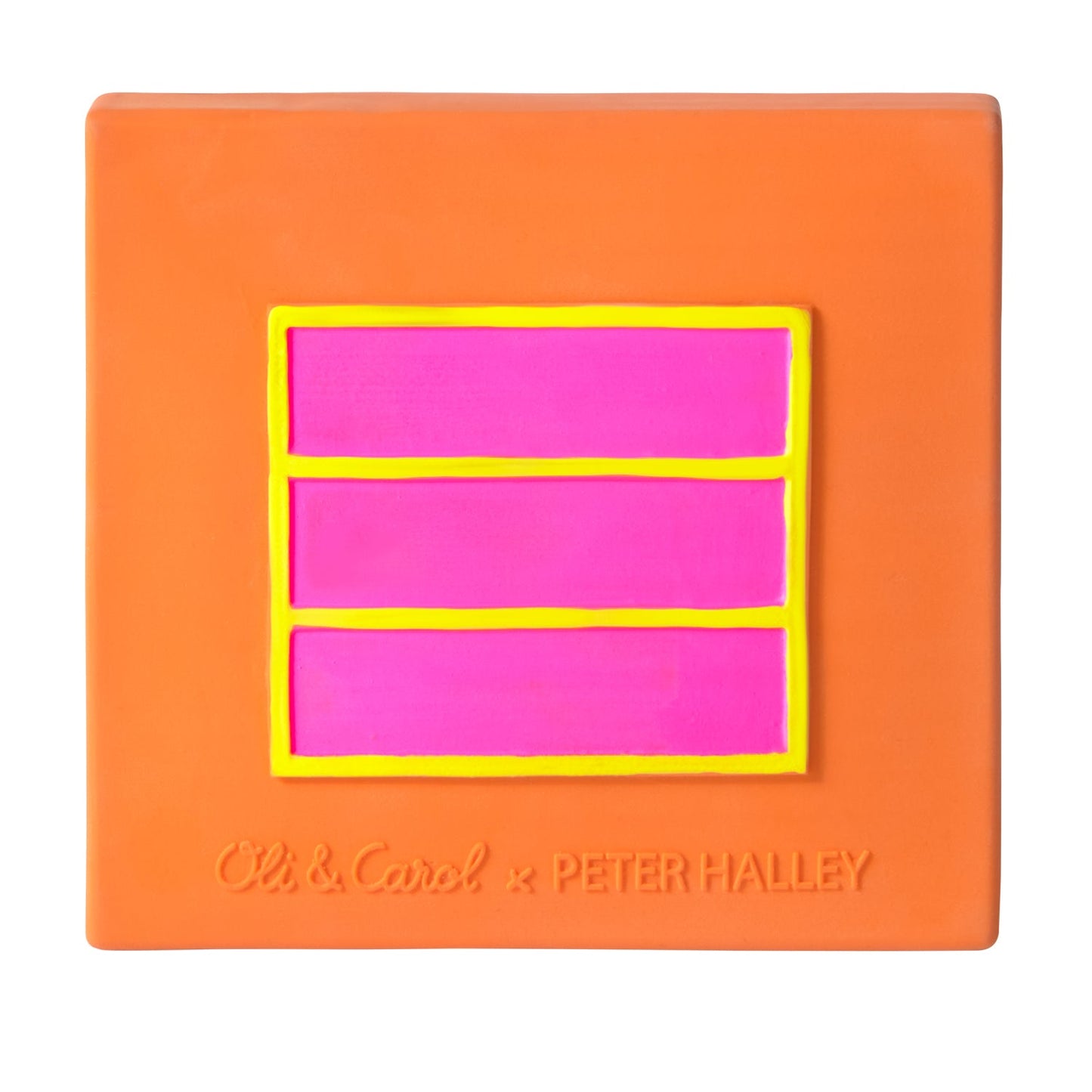 Orange Cell – Jouet de dentition bébé – Oli&Carol x Peter Halley