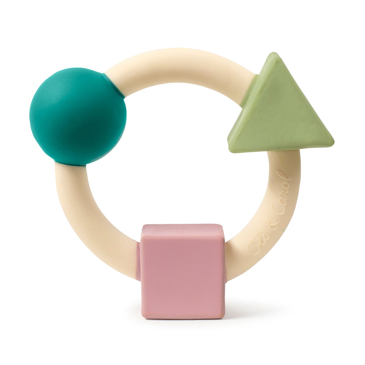 Anneau de dentition bébé – Couleurs douces