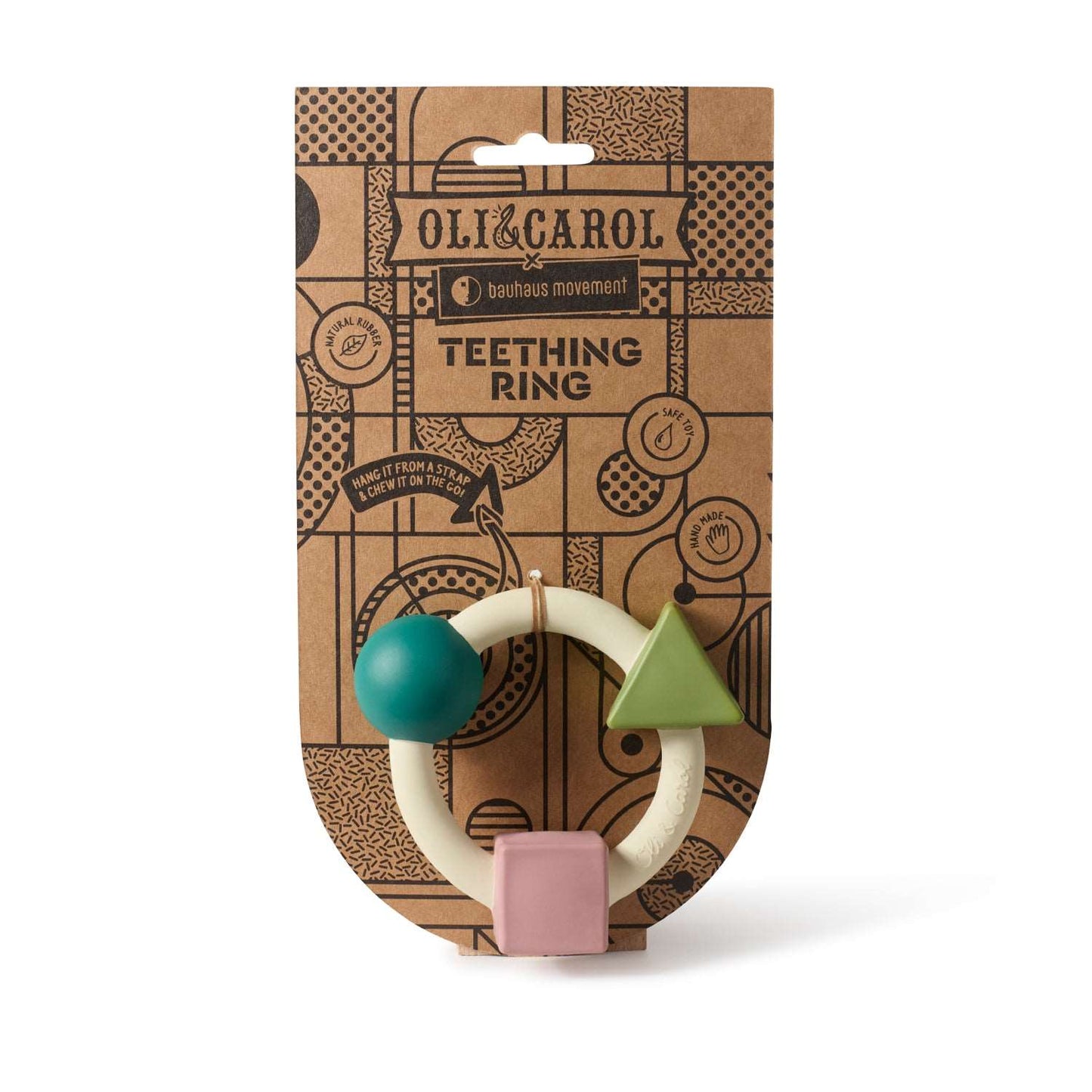 Anneau de dentition bébé – Couleurs douces – vue produit 3