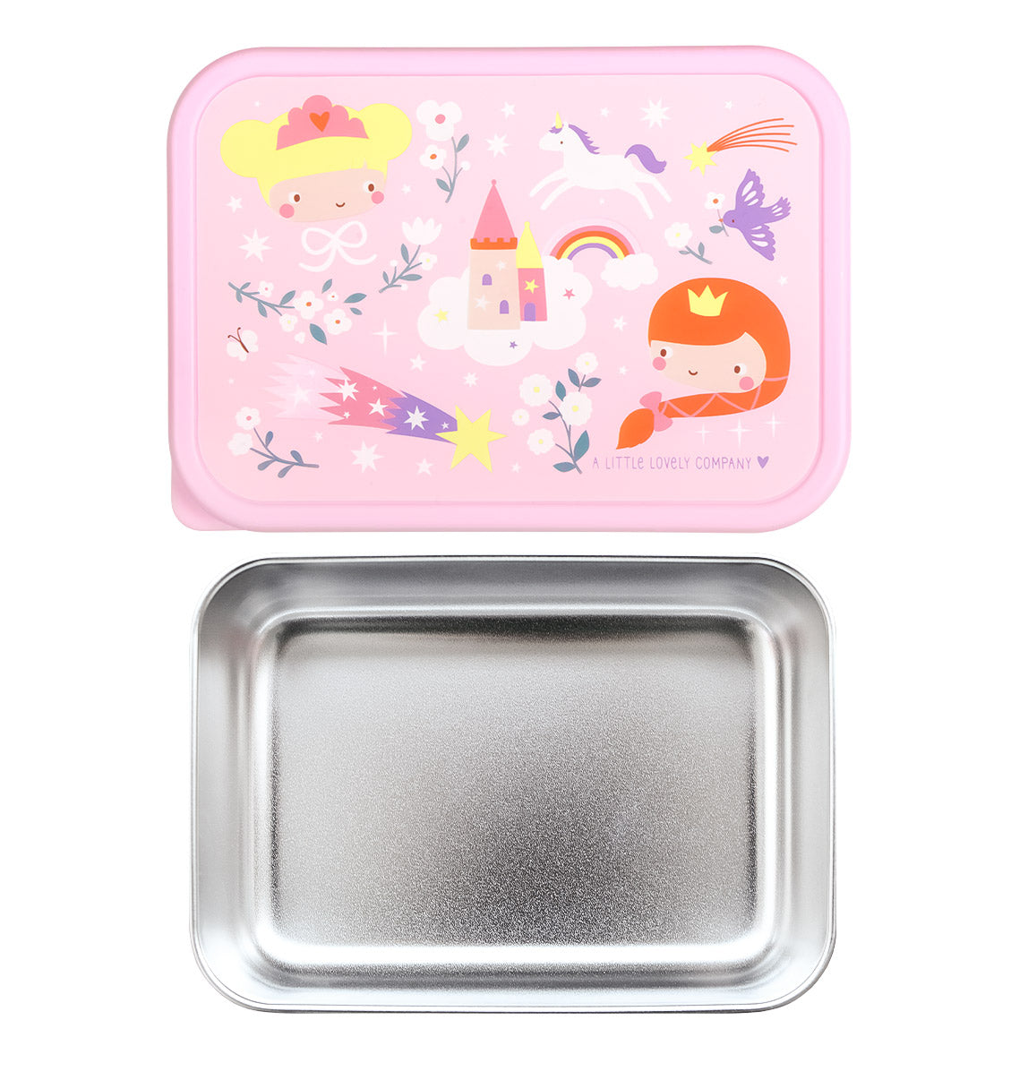 Boîte à déjeuner en inox - Princesses – vue 5 – A Little Lovely Company