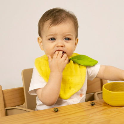 Lou le Citron – Bavoir bébé – vue produit 4