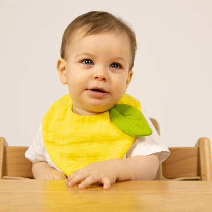 Lou le Citron – Bavoir bébé – vue produit 5