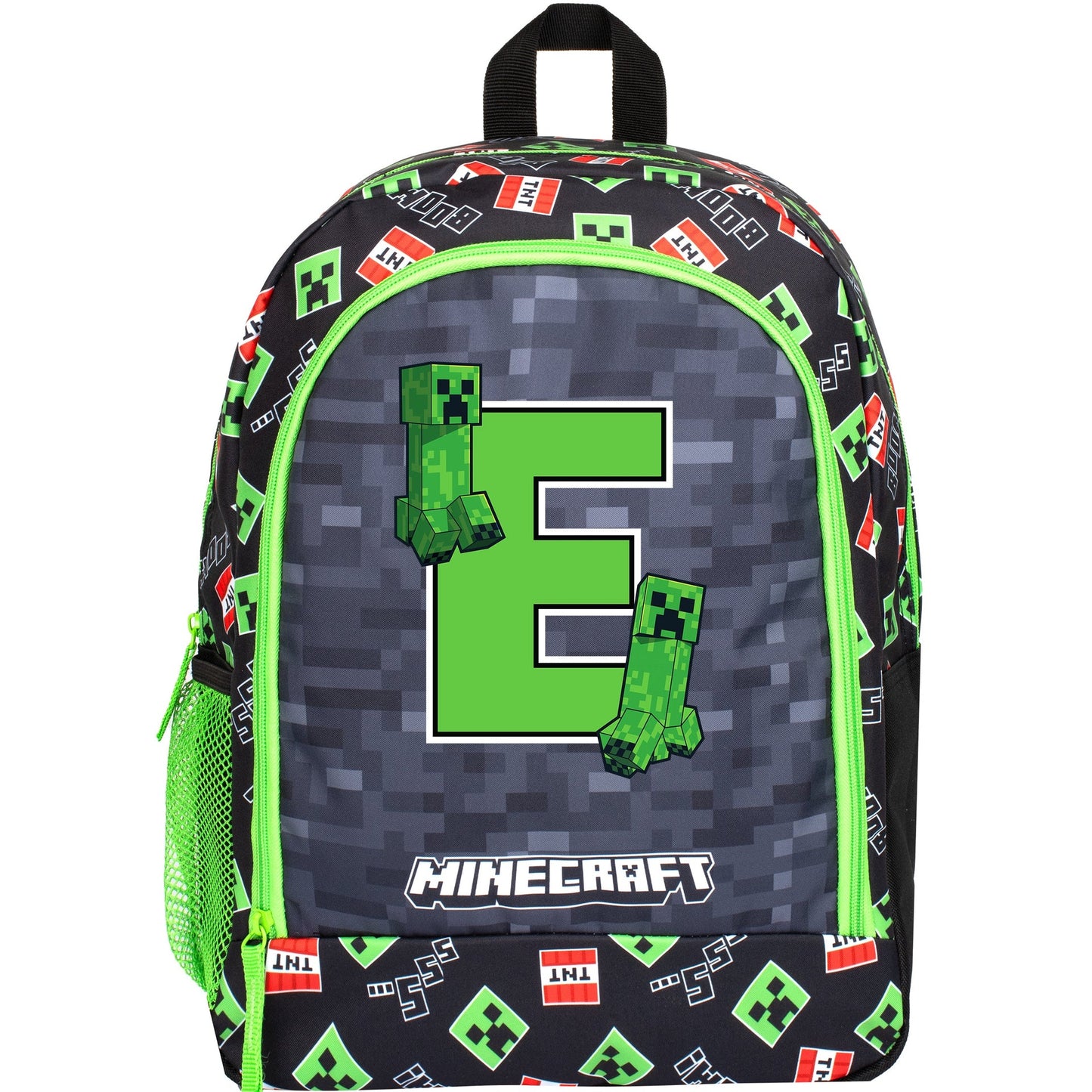 Sac à cordon avec bandoulière – Minecraft – Official Bag with Your Child's initial