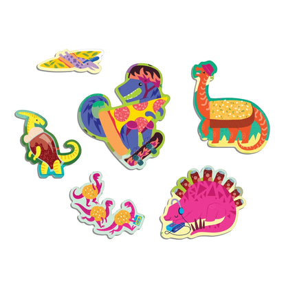 pizzasaurus 60 piece scratch sniff puzzle mudpuppy