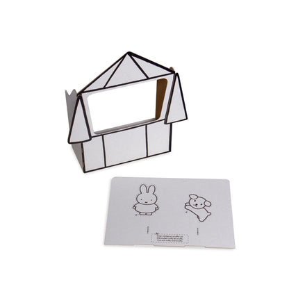 Miffy the Rabbit Cardboard Puppet Theatre