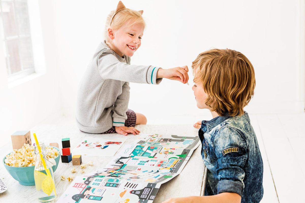 Coloriage-Riesenposter-Aufkleber