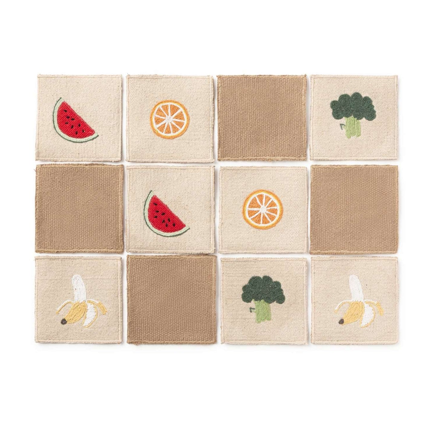Fruits & Veggies – Jeu de mémoire en tissu – vue produit 2