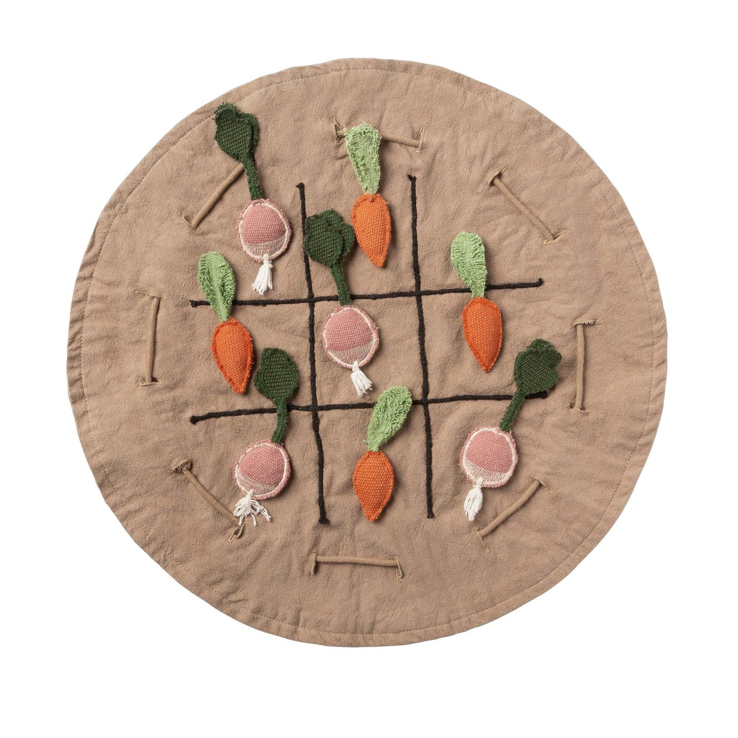 Fruits & Veggies – Jeu de morpion en tissu