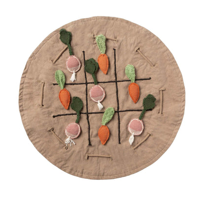 Fruits & Veggies – Jeu de morpion en tissu