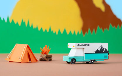 Candycar World Wooden Campervan - Olympic RV