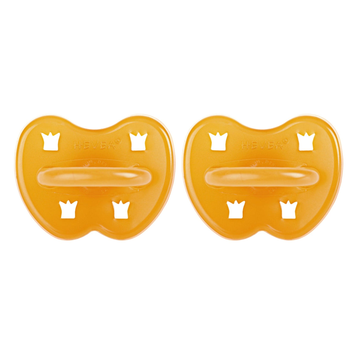 Lot de 2 sucettes rondes – 3 à 36 mois – HEVEA