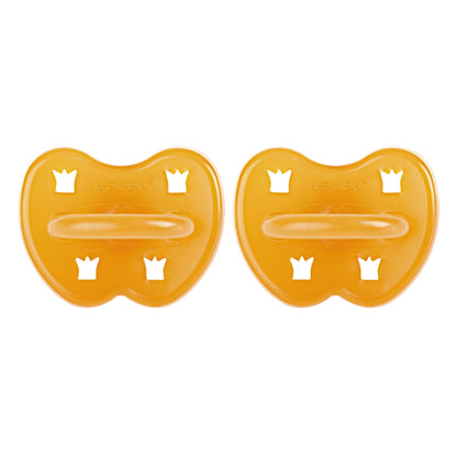Lot de 2 sucettes rondes – 3 à 36 mois – HEVEA