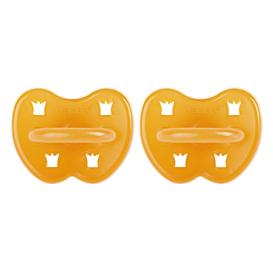 Lot de 2 sucettes rondes – 3 à 36 mois – HEVEA