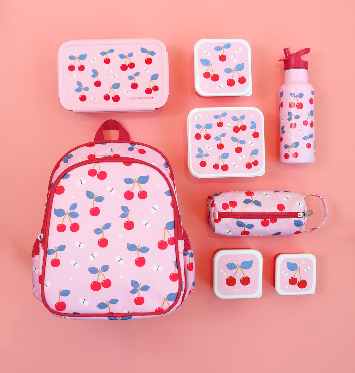 Trousse enfant - Cerises – vue 3 – A Little Lovely Company