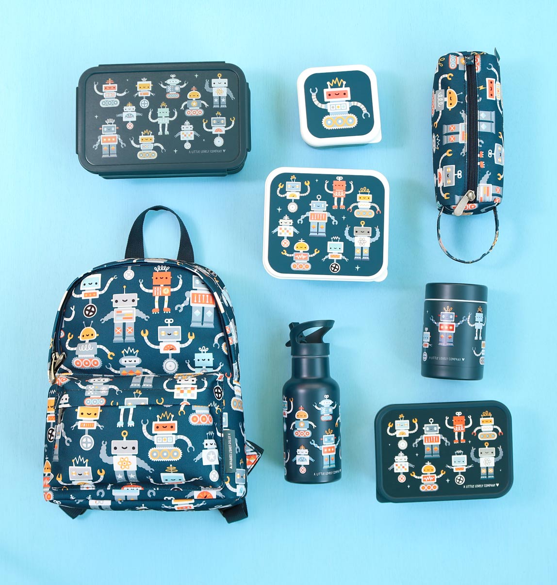 Trousse enfant - Robots – vue 3 – A Little Lovely Company