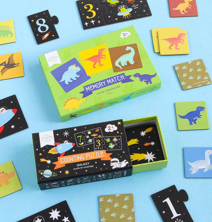 Jeu de mémoire - Petits dinosaures – vue 5 – A Little Lovely Company