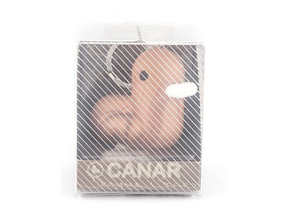 Schlüsselanhänger mit Ente aus Holz